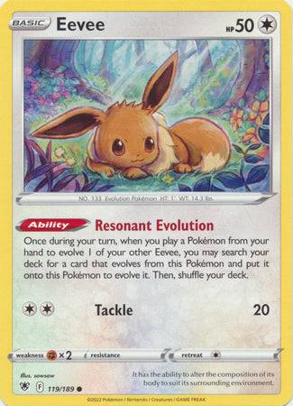 Eevee : ASTRAL RADIANCE - 119/189 - Lockett Labs UK