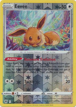 Eevee : ASTRAL RADIANCE (Reverse holo) - 119/189 - Lockett Labs UK