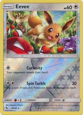 Eevee : HIDDEN FATES (Reverse holo) - 48/68 - Lockett Labs UK