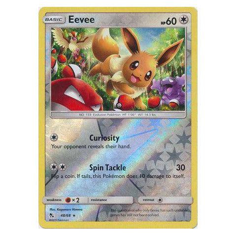 Eevee : HIDDEN FATES (Reverse holo) - 48/68