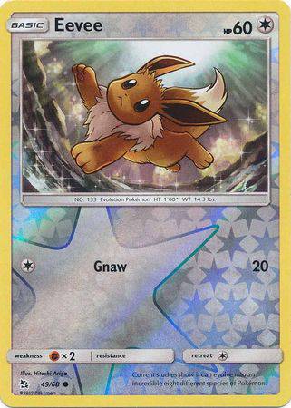 Eevee : HIDDEN FATES (Reverse holo) - 49/68