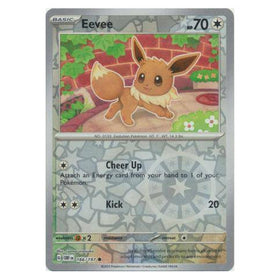 Eevee : OBSIDIAN FLAMES (Reverse holo) - 166/197