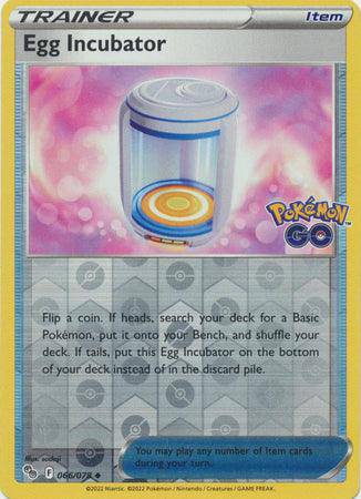 Egg Incubator : POKEMON GO! (Reverse holo) - 066/078 - Lockett Labs UK