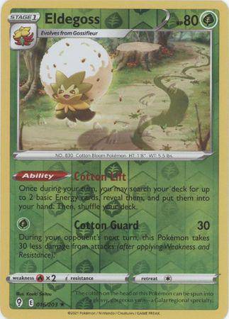 Eldegoss : EVOLVING SKIES (Reverse holo) - 016/203 - Lockett Labs UK
