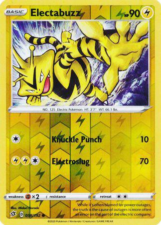 Electabuzz : REBEL CLASH (Reverse holo) - 058/192