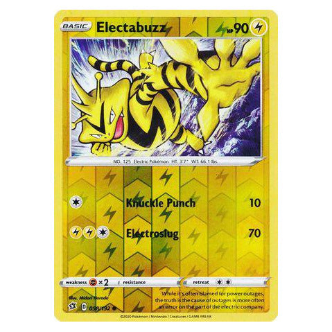 Electabuzz : REBEL CLASH (Reverse holo) - 058/192