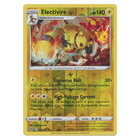 Electivire : BRILLIANT STARS (Reverse holo) - 047/172