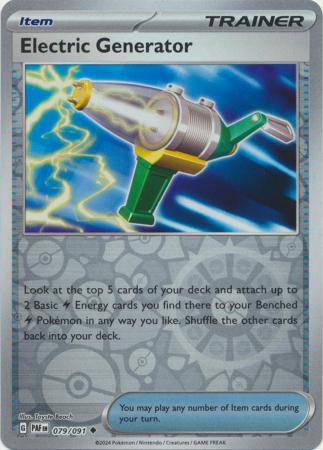 Electric Generator : PALDEAN FATES (Reverse holo) - 079/091