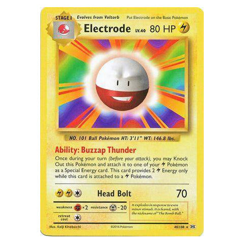 Electrode : EVOLUTIONS - 40/108