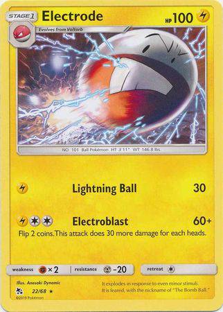 Electrode : HIDDEN FATES - 22/68