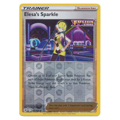 Elesa's Sparkle : FUSION STRIKE (Reverse holo) - 233/264