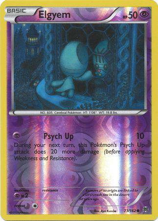 Elgyem : BREAKTHROUGH (Reverse holo) - 73/162 - Lockett Labs UK
