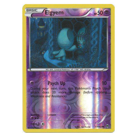 Elgyem : BREAKTHROUGH (Reverse holo) - 73/162