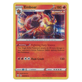Emboar : BATTLE STYLES (Holo) - 025/163
