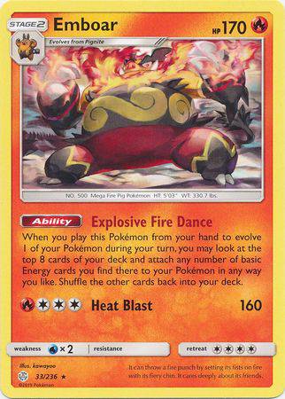 Emboar : COSMIC ECLIPSE - 33/236 - Lockett Labs UK