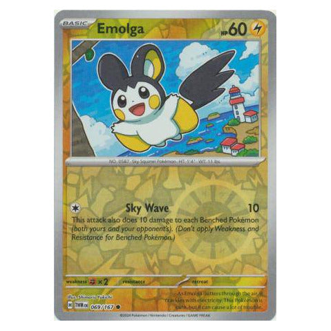 Emolga : TWILIGHT MASQUERADE (Reverse holo) - 069/167