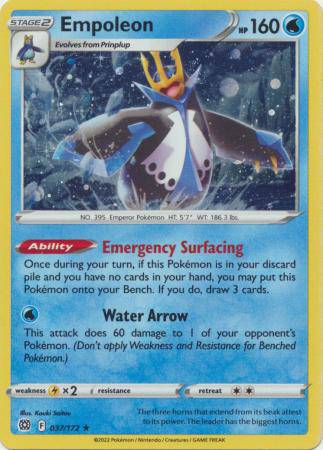 Empoleon : ALTERNATE PROMO (Holo) - 037/172