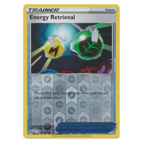 Energy Retrieval : CROWN ZENITH (Reverse holo) - 127/159