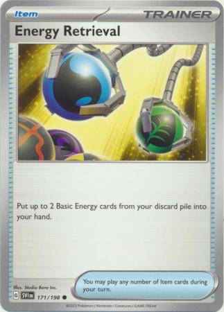 Energy Retrieval : SCARLET & VIOLET BASE - 171/198 - Lockett Labs UK