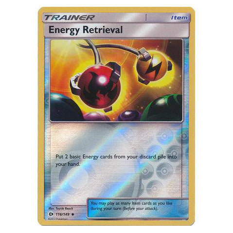 Energy Retrieval : SUN & MOON BASE (Reverse holo) - 116/149