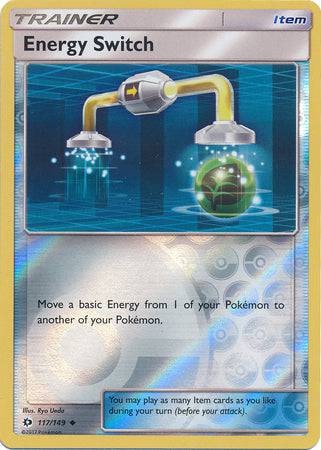 Energy Switch : SUN & MOON BASE (Reverse holo) - 117/149