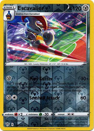 Escavalier : DARKNESS ABLAZE (Reverse holo) - 124/189