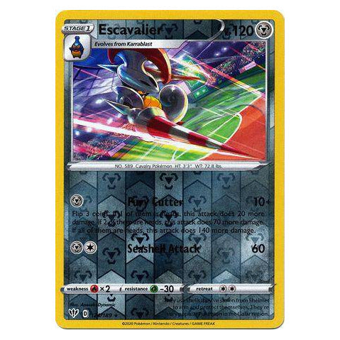 Escavalier : DARKNESS ABLAZE (Reverse holo) - 124/189