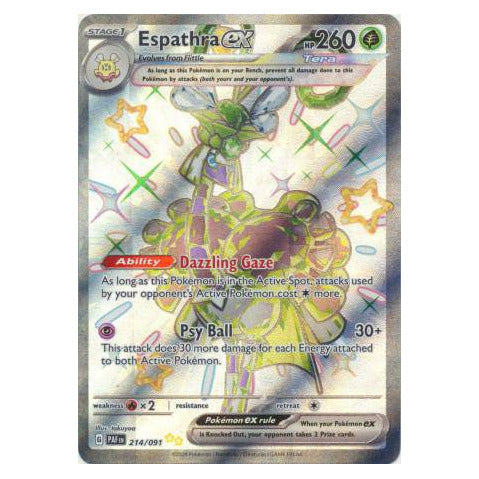 Espathra ex : PALDEAN FATES - 214/091