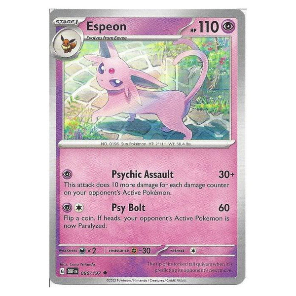 Espeon : OBSIDIAN FLAMES - 086/197