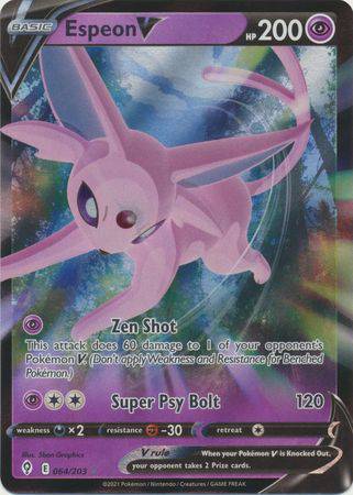 Espeon V : EVOLVING SKIES - 064/203 - Lockett Labs UK