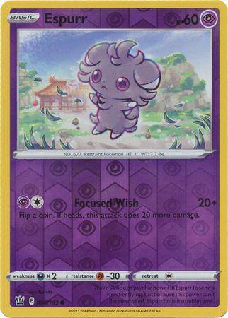 Espurr : BATTLE STYLES (Reverse holo) - 060/163