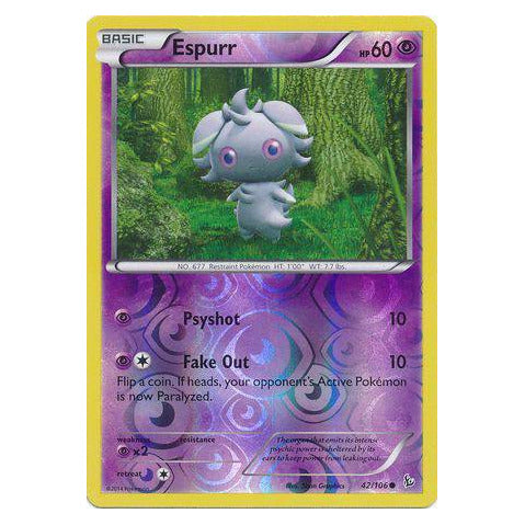 Espurr : FLASHFIRE (Reverse holo) - 42/106