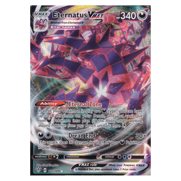 Eternatus VMAX : DARKNESS ABLAZE - 117/189