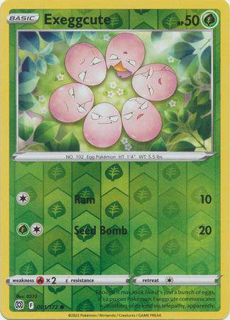 Exeggcute : BRILLIANT STARS (Reverse holo) - 001/172 - Lockett Labs UK