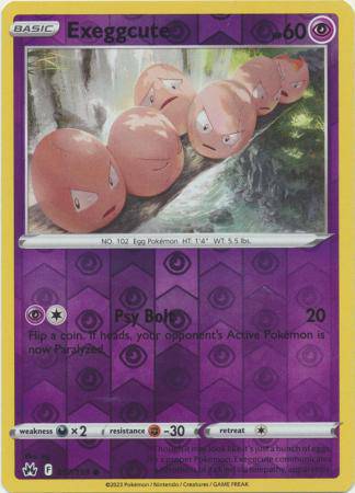 Exeggcute : CROWN ZENITH (Reverse holo) - 057/159 - Lockett Labs UK