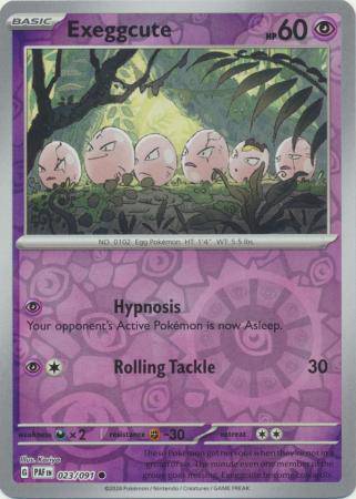 Exeggcute : PALDEAN FATES (Reverse holo) - 023/091