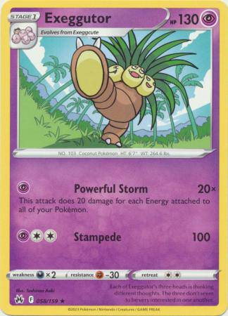 Exeggutor : CROWN ZENITH - 058/159 - Lockett Labs UK