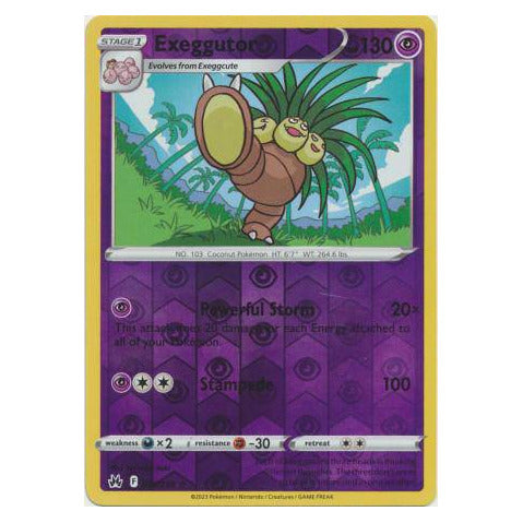 Exeggutor : CROWN ZENITH (Reverse holo) - 058/159