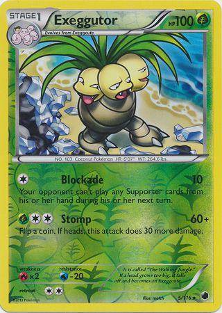 Exeggutor : PLASMA FREEZE (Reverse holo) - 5/116 - Lockett Labs UK