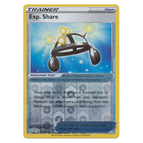Exp. Share : BATTLE STYLES (Reverse holo) - 126/163