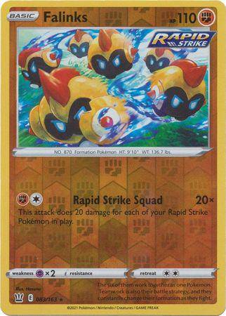 Falinks : BATTLE STYLES (Reverse holo) - 083/163 - Lockett Labs UK