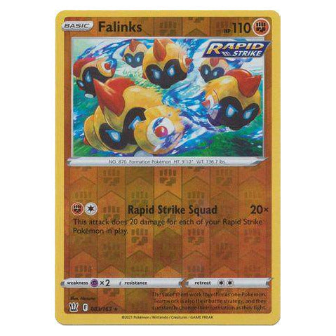 Falinks : BATTLE STYLES (Reverse holo) - 083/163