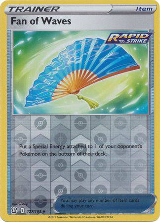 Fan of Waves : BATTLE STYLES (Reverse holo) - 127/163 - Lockett Labs UK
