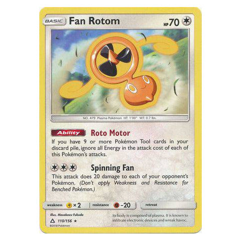Fan Rotom : ULTRA PRISM - 110/156