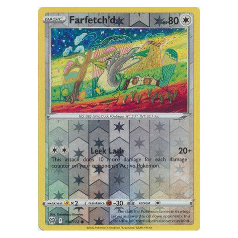 Farfetch'd : BRILLIANT STARS (Reverse holo) - 115/172