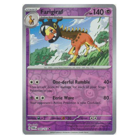 Farigiraf : TWILIGHT MASQUERADE (Reverse holo) - 084/167
