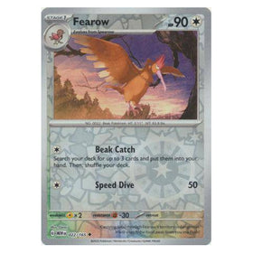 Fearow : 151 (Reverse holo) - 022/165