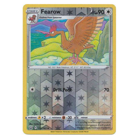 Fearow : BATTLE STYLES (Reverse holo) - 112/163