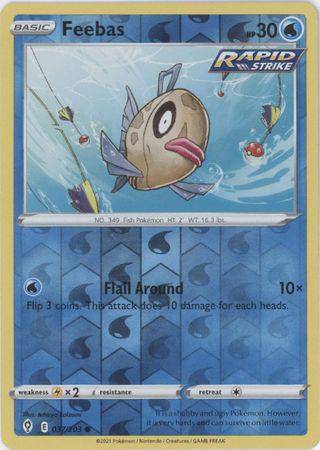Feebas : EVOLVING SKIES (Reverse holo) - 037/203 - Lockett Labs UK