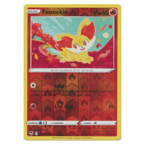 Fennekin : SILVER TEMPEST (Reverse holo) - 025/195